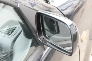 VW Polo 6N manueller manuell Spiegel Außenspiegel rechts + Glas schwarz LC9Z - Bild 1