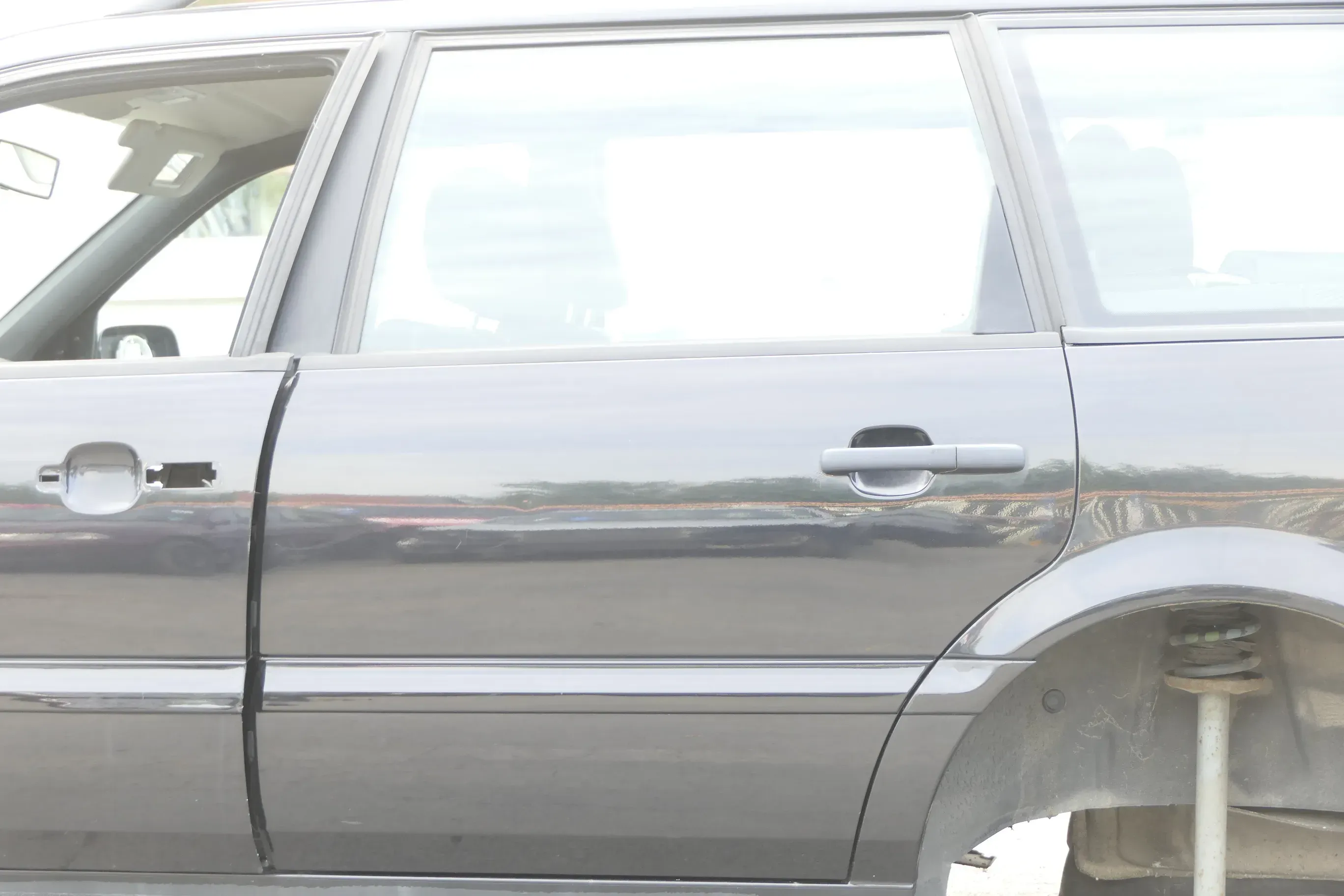 VW Passat 3A 35i Kombi Variant Tür hinten links schwarz LC9Z ohneAnbauteile - Bild 1