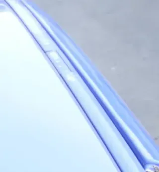 VW Polo 6N2 Dachleisten Leisten Dach blau LA5C Leiste Dachleiste Klarlack blätte - Bild 2