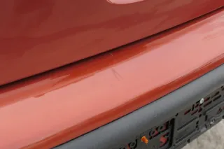 VW Polo 9N 9N3 Stoßstange Heckstoßstange hinten orange LA2W PDC - Bild 2