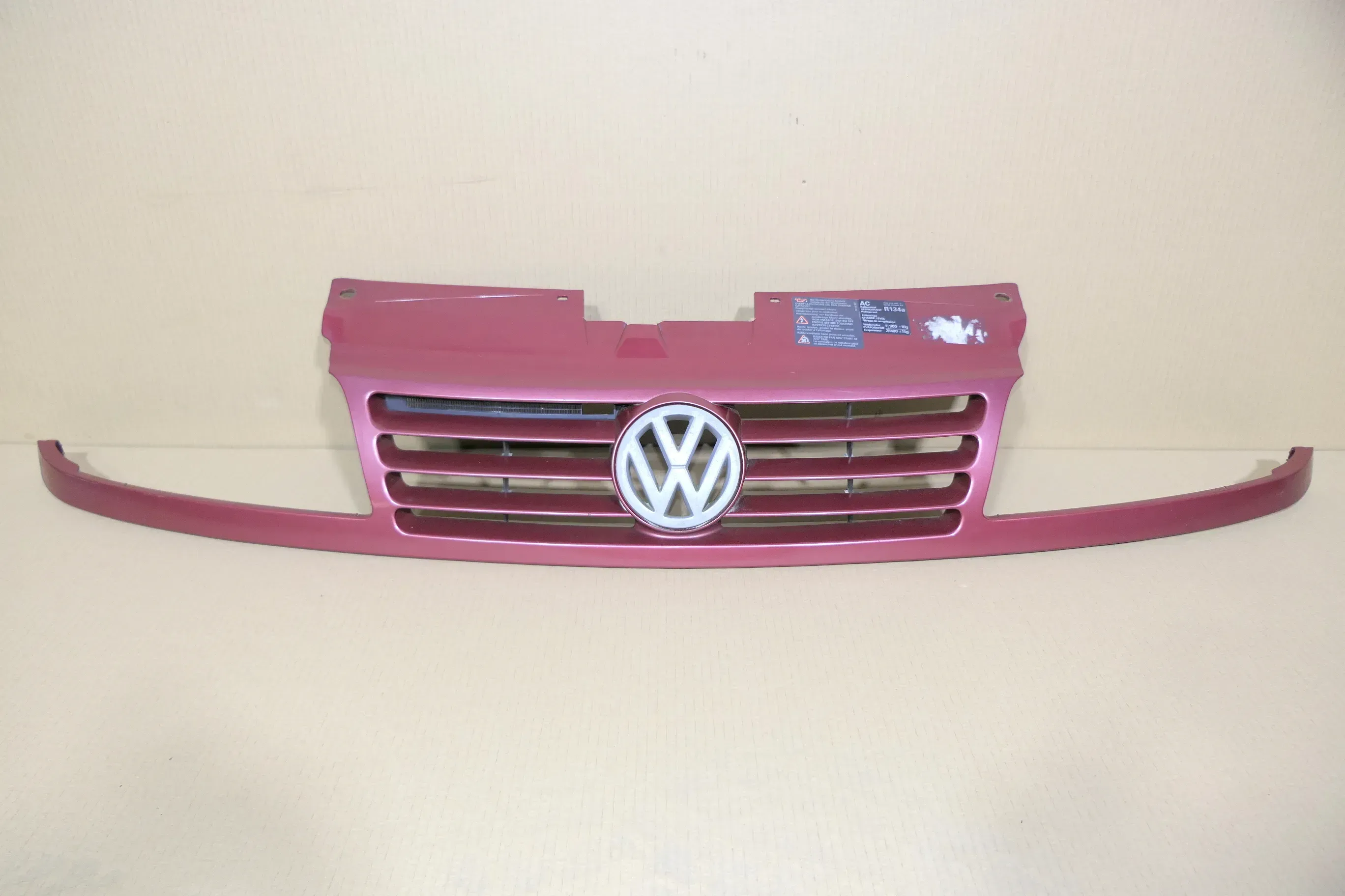 VW Sharan 7M Kühlergrill Grill rot LC3M - Bild 1