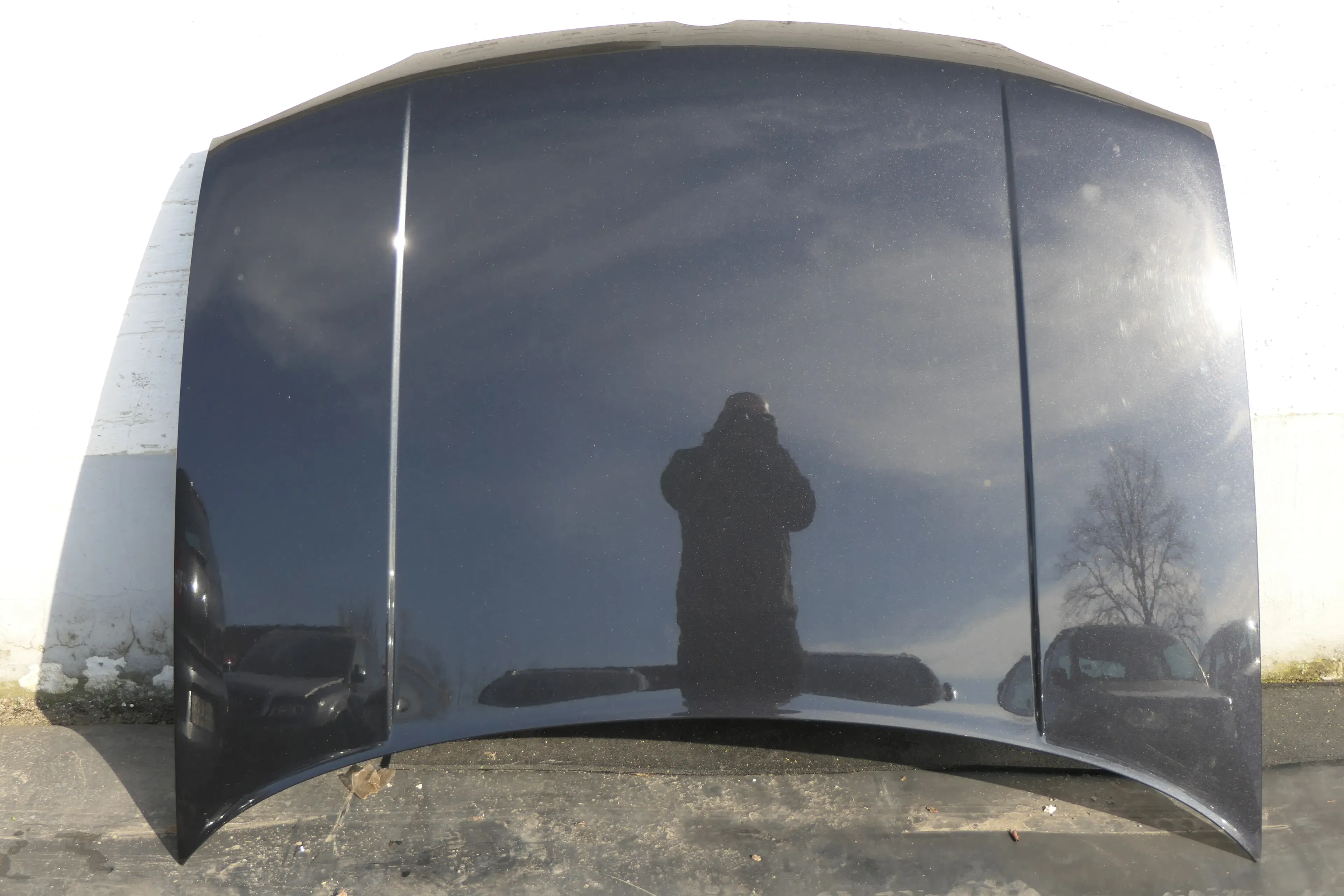 VW Golf 4 Motorhaube Haube Klappe vorne schwarz L041 - Bild 1