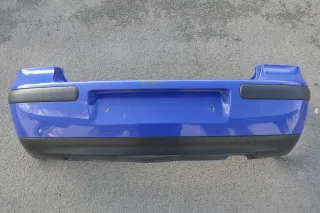 VW Golf 4 Limousine Stoßstange hinten Heckstoßstange Stoßfänger blau LA5C - Bild 1