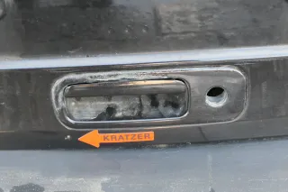 VW Polo 6N Heckklappe Klappe hinten Kofferraumklappe mit Scheibe schwarz LC9Z m - Bild 4