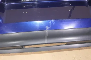 VW Golf 4 Limousine Stoßstange hinten Heckstoßstange Heckstoßfänger blau LB5N - Bild 5