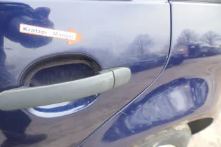 VW Golf 4 Bora Tür hinten links nur Kombi / Variant blau LB5N indigoblau ohne An - Bild 4