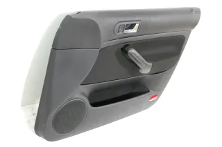 1x Golf 4 Bora Türverkleidung Verkleidung Tür vorne rechts 4/5-Türer Griff schwa - Bild 3
