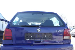 VW Polo 6N Heckklappe Klappe hinten Kofferraumklappe mit Scheibe blau LD5D - Bild 1