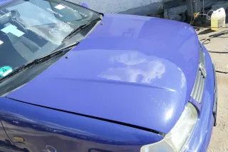 VW Polo 6N Motorhaube Frontklappe Haube vorne Klappe blau LD5D - Bild 2