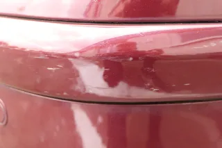 VW Polo 9N 9N3 Stoßstange Heckstoßstange hinten rot LC3R Einparkhilfe PDC - Bild 6