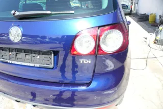 VW Golf Plus 5M Heckklappe hinten Kofferraumklappe Scheibe blau LD5Q - Rost - Bild 3
