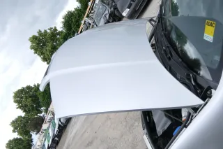 Skoda Fabia 6Y Motorhaube Klappe vorne silber LF7T vorn     (OHNEgrill!) - Bild 3
