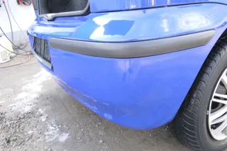 VW Polo 6N2 Stoßstange hinten Heckstoßstange Stoßfänger blau LA5C surf - Bild 8