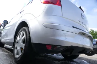 Seat Altea 5P Stoßstange hinten Heckstoßstange Stoßfänger grau silber LS7N - Bild 2