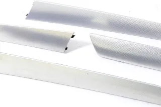 A4 8K B8 Verkleidung um Tacho Klappe Abdeckung Dekor flex-metallic silber alu - Bild 7