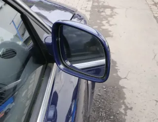 VW Passat 3B 3BG elektrischer Spiegel Außenspiegel rechts Glas blau LB5N - Bild 2