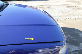 VW Polo 6N Motorhaube Frontklappe Haube vorne Klappe blau LD5D - Bild 2
