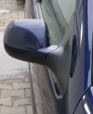 VW Polo 6N2 elektrischer Spiegel Außenspiegel rechts außen blau LB5N - Bild 2
