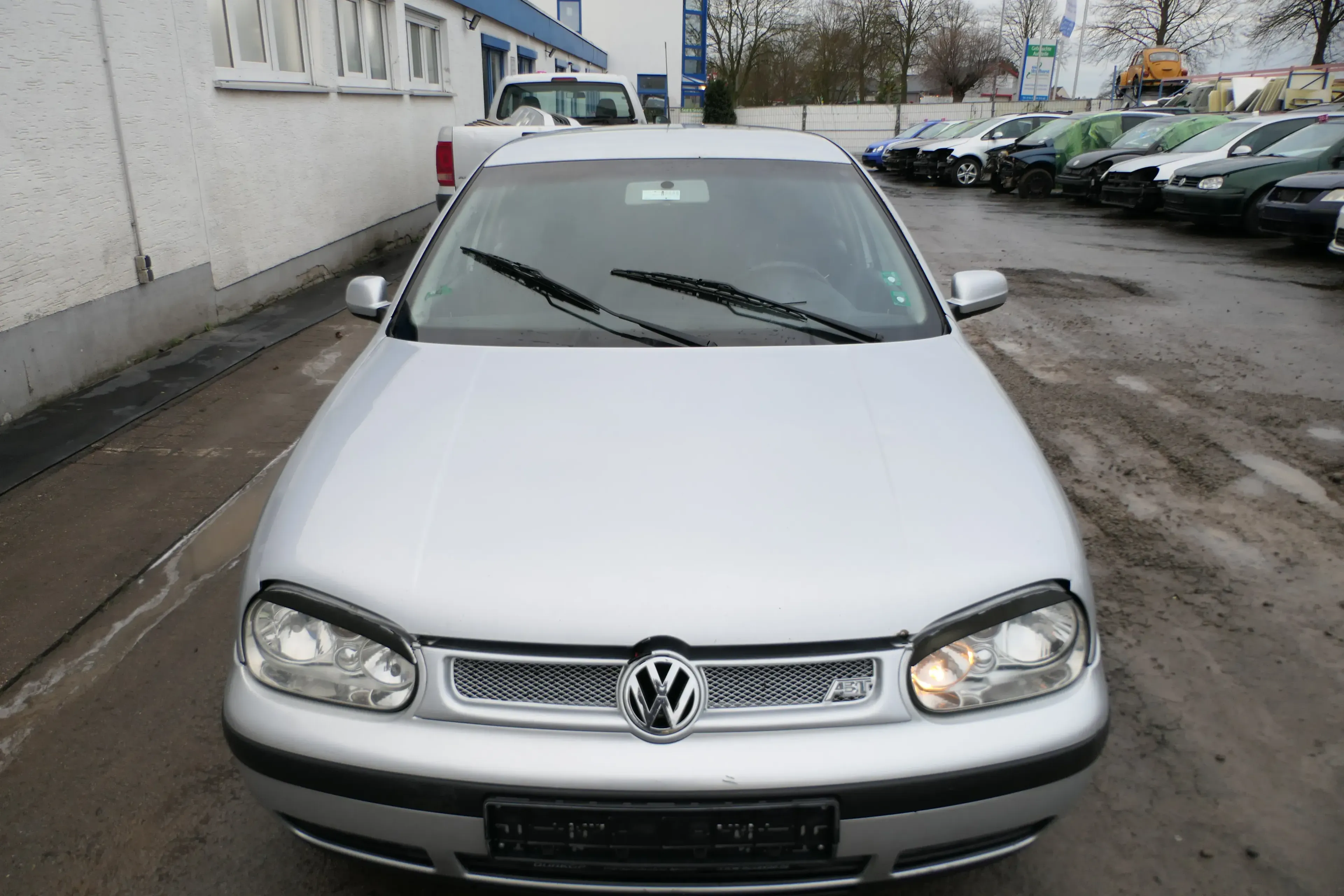 VW Golf 4 Motorhaube Haube Klappe vorne silber grau LA7W grau reflexsilber - Bild 1