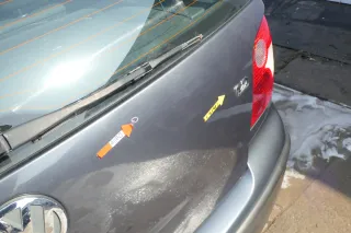 VW Polo 9N3 9N Heckklappe Kofferraumklappe Klappe grau LC7V - Scheibe ohne - Bild 6