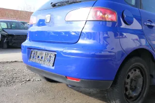 Seat Ibiza 6L Stoßstange Heckstoßstange hinten blau LS5G - Bild 4
