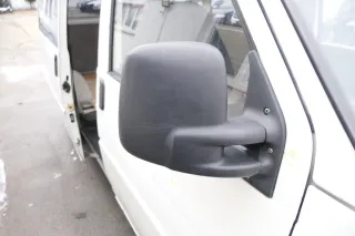VW T4 mechanisch Spiegel Außenspiegel rechts Glas schwarz 701857508 origi matt - Bild 1