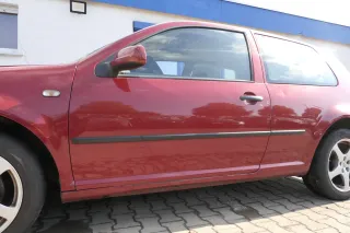 VW Golf 4 Tür vorne links Fahrertür 2/3-Türer braun rot LC3K ohneAnbauteile - Bild 1