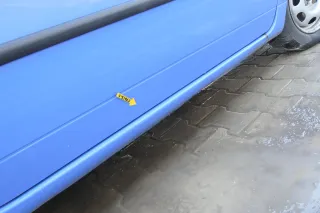 VW Lupo Seat Arosa Tür vorne rechts Beifahrertür blau LR5A (mechanischerFenst - Bild 6