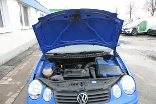 VW Polo 9N Motorhaube Klappe Haube vorne blau LA5F uni bis ca. Bj. 2004 - Bild 9