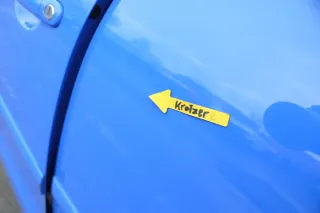 VW Polo 9N 9N3 Tür hinten links 4/5-Türer blau LA5F - ohne Anbauteile - Bild 3