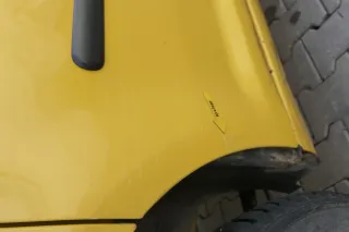 VW Caddy 3 2k Tür hinten rechts gelb Post L132 Schiebetür mit Scheibe - Bild 2
