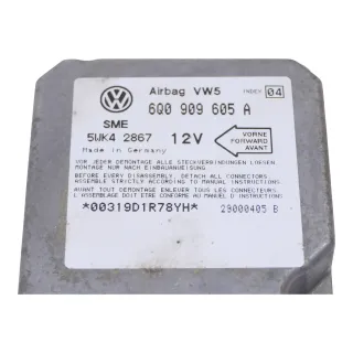 VW Golf 4 Bora Steuergerät Airbag Airbagsteuergerät 6Q0909605A Index 04 - Bild 3
