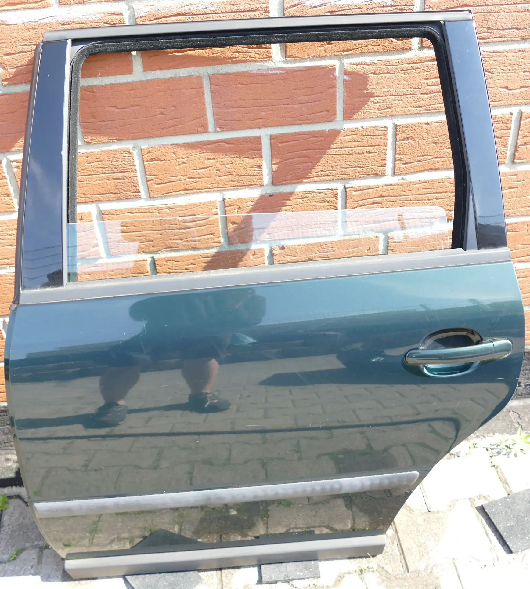 VW Passat 3B 3BG Kombi Variant Tür hinten links grün LC6N - Bild 1