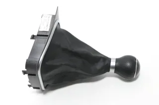 VW Golf 5 Schaltknauf Schaltsack Schaltung Schaltknüppel original 5-Gang Leder C - Bild 3