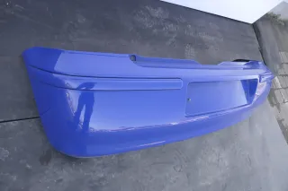 VW Polo 6N2 Stoßstange hinten Heckstoßstange Stoßfänger blau LA5C surfblue II// - Bild 3