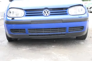 VW Golf 4 Stoßstange vorne Frontstoßstange Stoßfänger blau LW5Z SWR - Bild 1