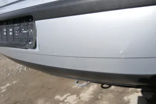 VW Polo 9N 9N3 Stoßstange Heckstoßstange hinten silber LA7W - Bild 11