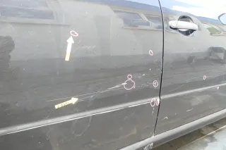 Skoda Fabia 6Y Limousine Schrägheck Tür hinten rechts schwarz LF9R - Bild 3