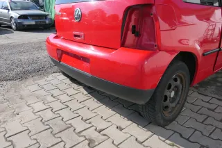VW Lupo Stoßstange hinten Heckstoßstange Stoßfänger rot LP3G - Bild 3