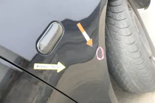 VW Polo 9N Kotflügel vorne rechts schwarz L041 bis ca.Bj.2004 - Bild 3