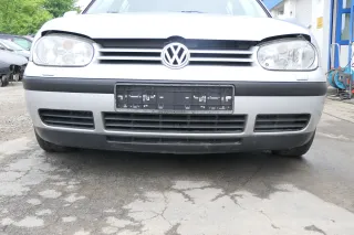 VW Golf 4 Stoßstange vorne Stoßfänger vorn vorne silber LB7Z SWR - Bild 1