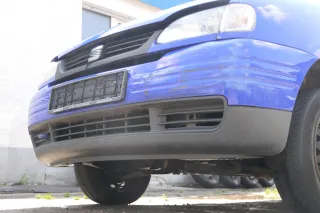 Seat Arosa 6H Stoßstange vorne vorn Frontsttoßstange blau LS5J - Bild 4