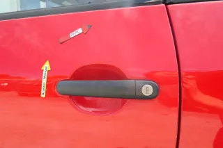 VW Lupo Seat Arosa Tür vorne links Fahrertür rot LP3G (mechanischer Fenster - Bild 8