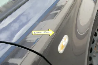Seat Altea 5P Kotflügel vorne rechts schwarz LS9N tinteschwarz - Bild 3