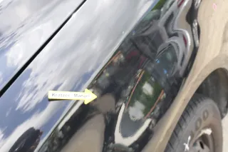 VW Fox Kotflügel vorne links schwarz L041 - Bild 3