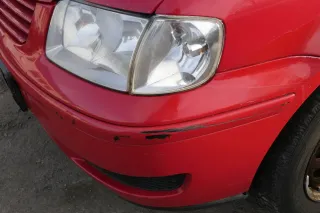 VW Polo 6N2 Stoßstange vorne Frontstoßstange Stoßfänger rot LP3G ohneGrill - Bild 3