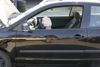 VW Polo 9N 9N3 Tür vorne links Fahrertür 2/3-Türer schwarz L041 -ohne Anbauteile - Bild 1
