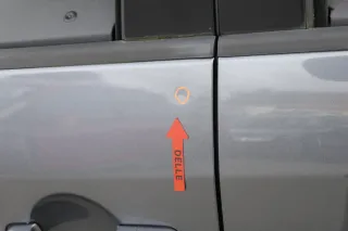 VW Touran 1T 1T3 Tür vorne links Fahrertür grau LD7X OHNE Anbauteile Platinumgre - Bild 3