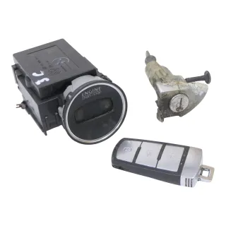 VW Passat 3C Zündschloß Schloß Zündung 2x Schlüssel 3C0905843Q /R Türschloß ## - Bild 1