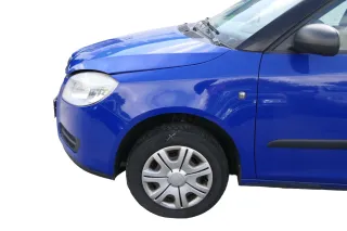 Skoda Fabia 5J Kotflügel vorne links - blau LF5K auch Kombi - Bild 1